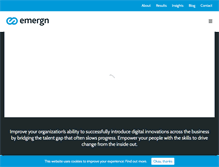 Tablet Screenshot of emergn.com